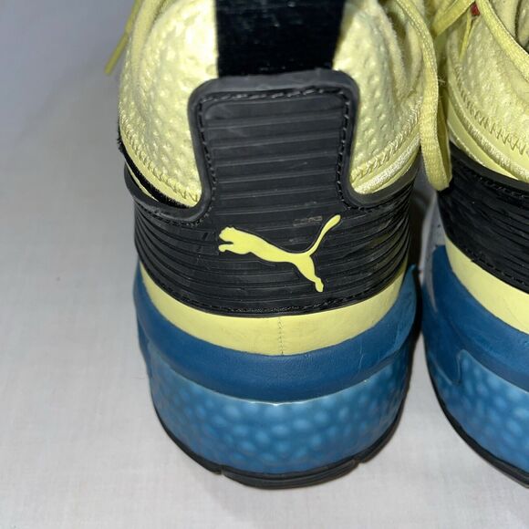 Puma Uproar Spectra Men’s Basketball Shoes Size 13 Yellow Leather Court Thunder - Picture 11 of 12